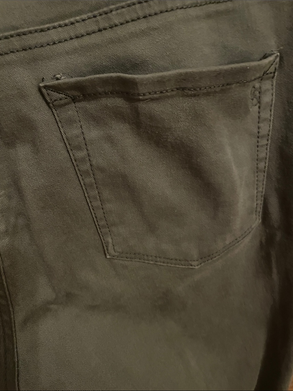 Jessica Simpson Olive Green Relaxed Skinny Cropped Women’s Jeans - Picture 7 of 10